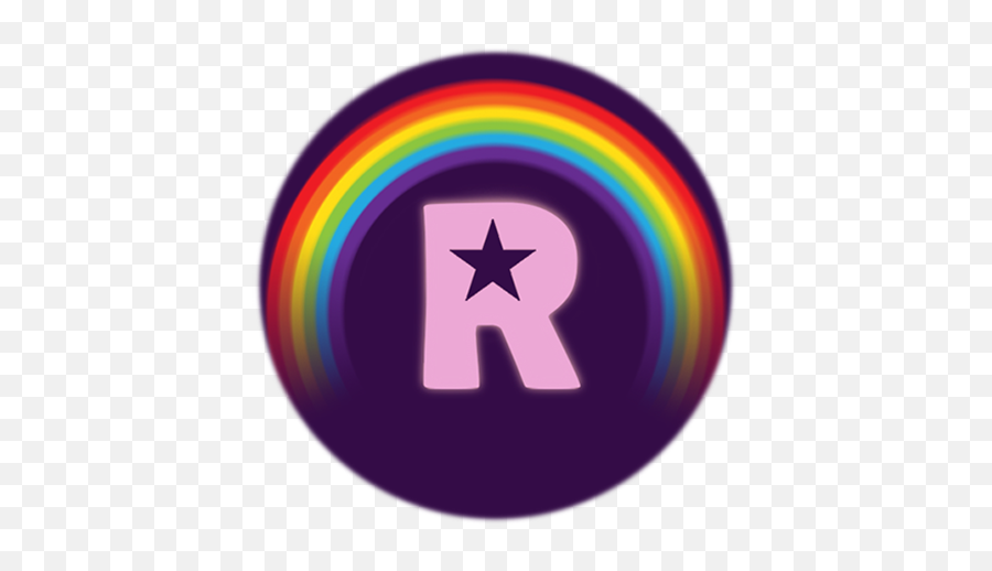 Rainbow Messenger - Color Gradient Emoji,Girlsaskguys Emoticon
