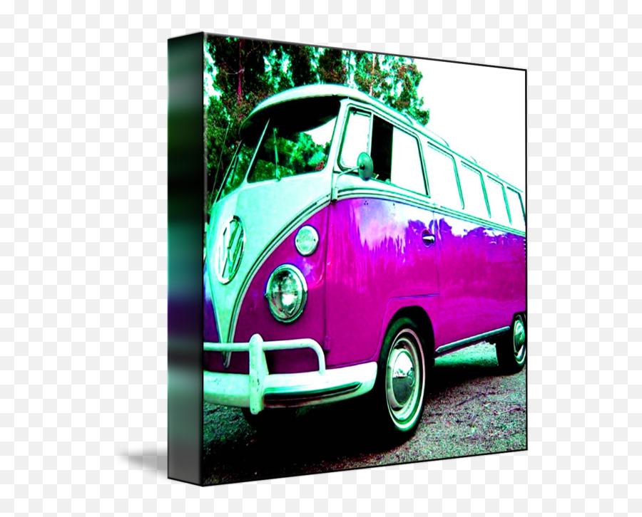 Purple Vw Bus - Magenta Vw Bus Emoji,Vw Hippie Emoji