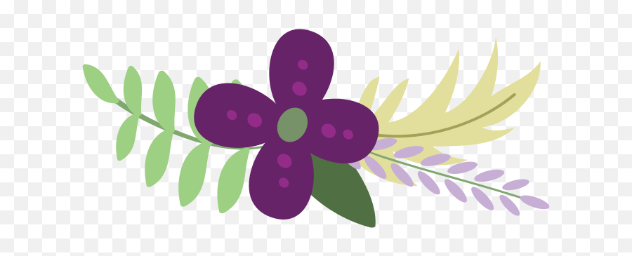 Wildflower Flower Floral Decoration - Floral Emoji,Flag Mountain Snowflake Couple Emoji