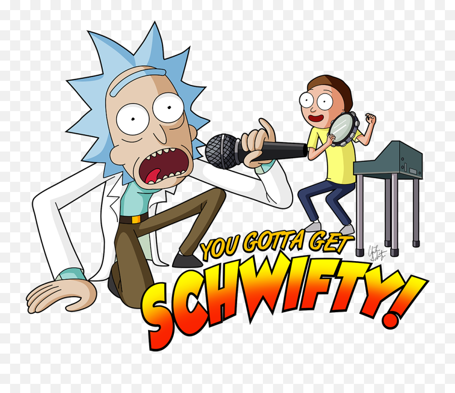 Rick And Morty Hand Painted Shoes - Rick And Morty Get Schwifty Png Emoji,Rick And Morty Japanese Emoticon