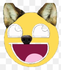 Derpy Derp Wolf Derpyface Sticker - Happy Emoji,Derp Face Emoticon