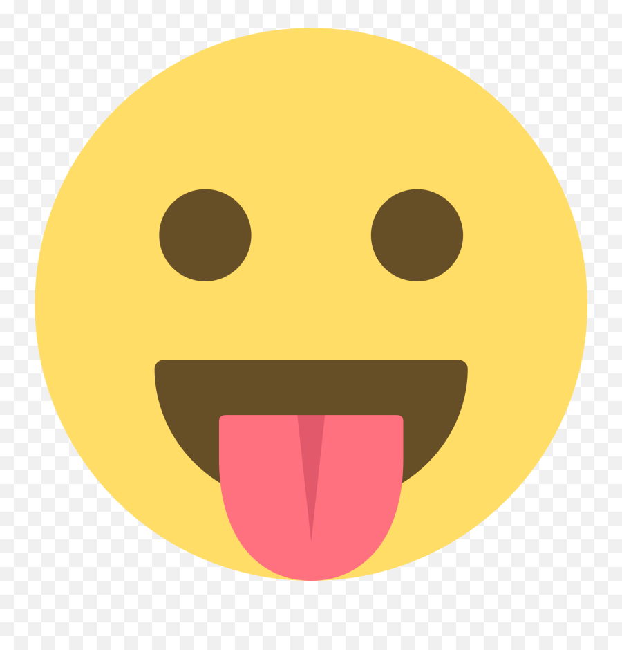 Fileemojione 1f61bsvg - Wikimedia Commons Tongue Out Wink Emoji Vector,Skype Emoticon Sont Talk
