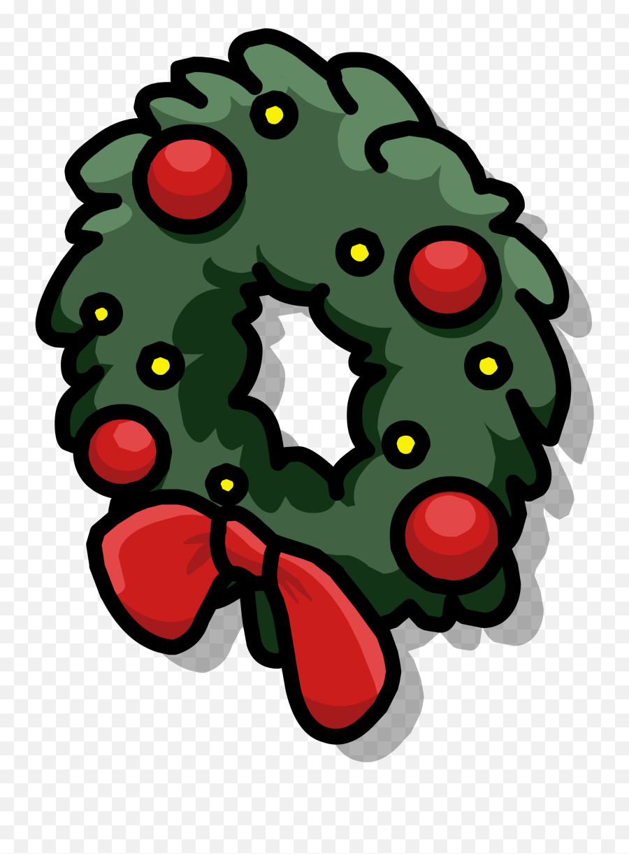Holiday Wreath - Dot Emoji,Wreath Emoji Transparent Background