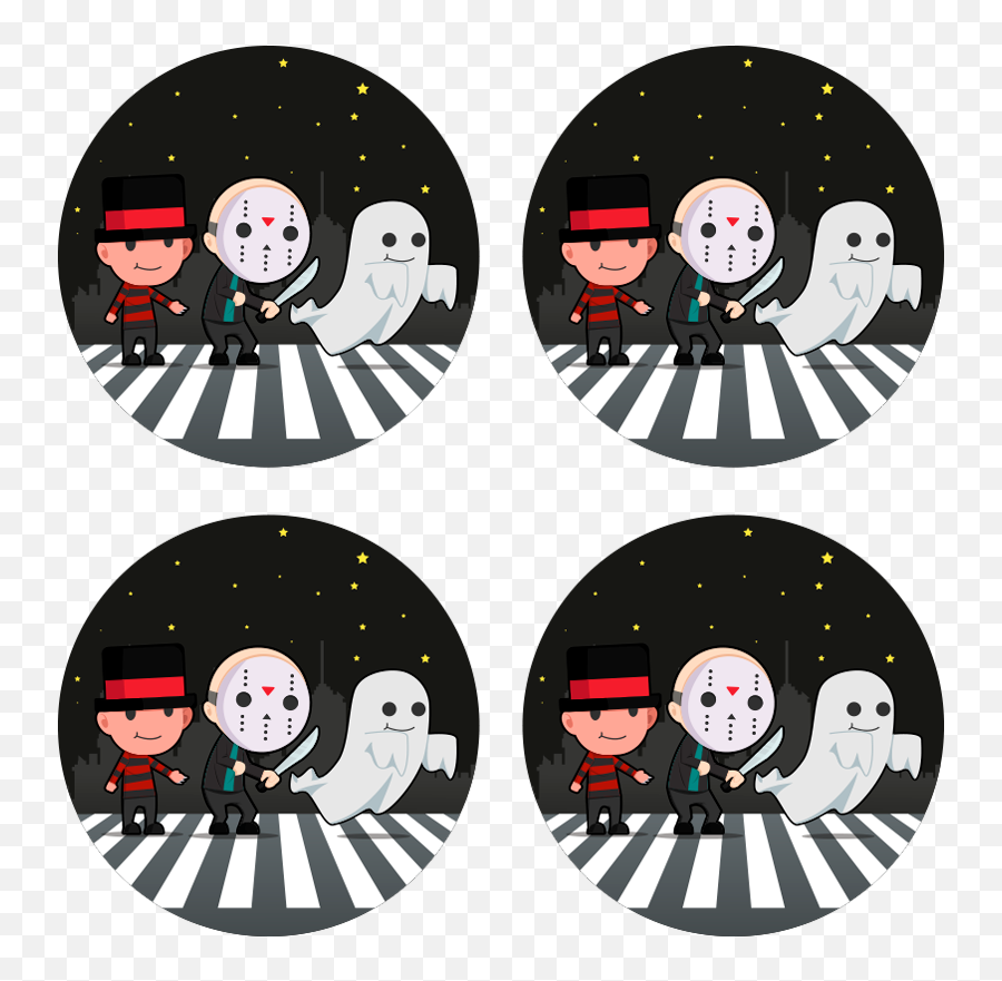 Halloween Road Coaster Geek Coasters - Dot Emoji,Vampire Emoji Pumpkin Carving