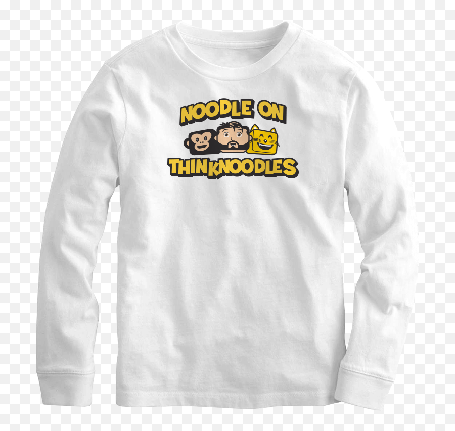 Noodle On Emoji Long Sleeve Tee Shirt - Long Sleeve,Shirt Emoji