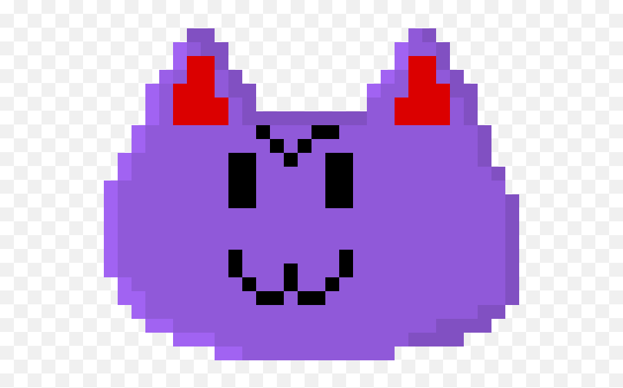 Purple Cat Yes - X Pixel Art Maker Pixel Tomato Emoji,Emoticon For Yes