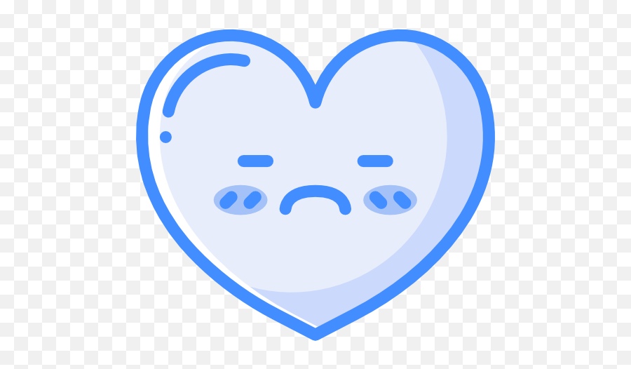 Coração - Ícones De Smileys Grátis Transparent Light Blue Circle Outline Emoji,Coracao Amor Emoticon
