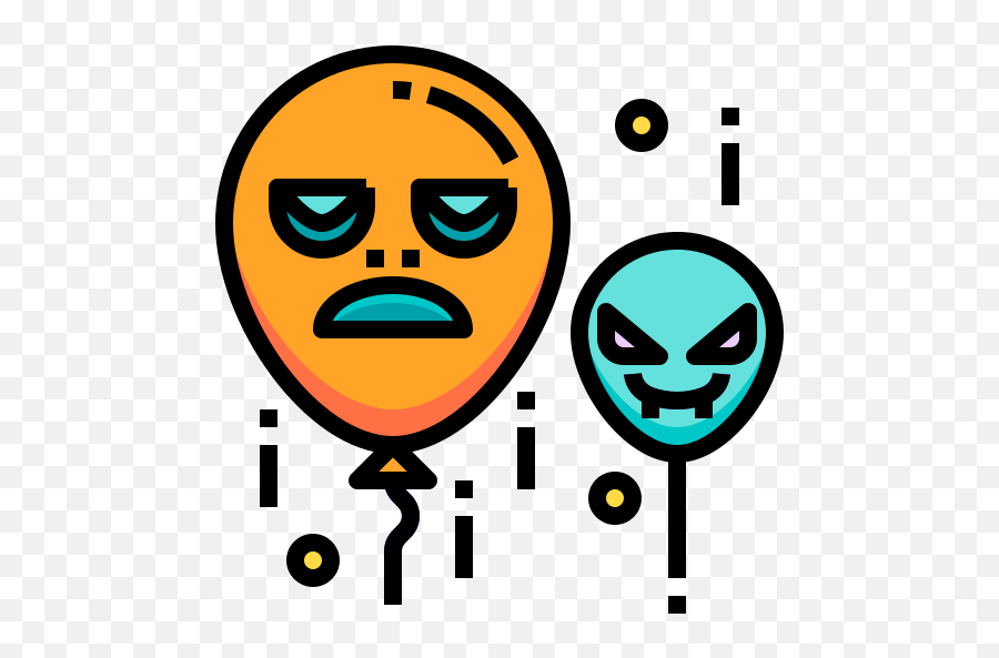 Terror Halloween Horror Balloons - Artizen Emoji,Emoticon For Grose
