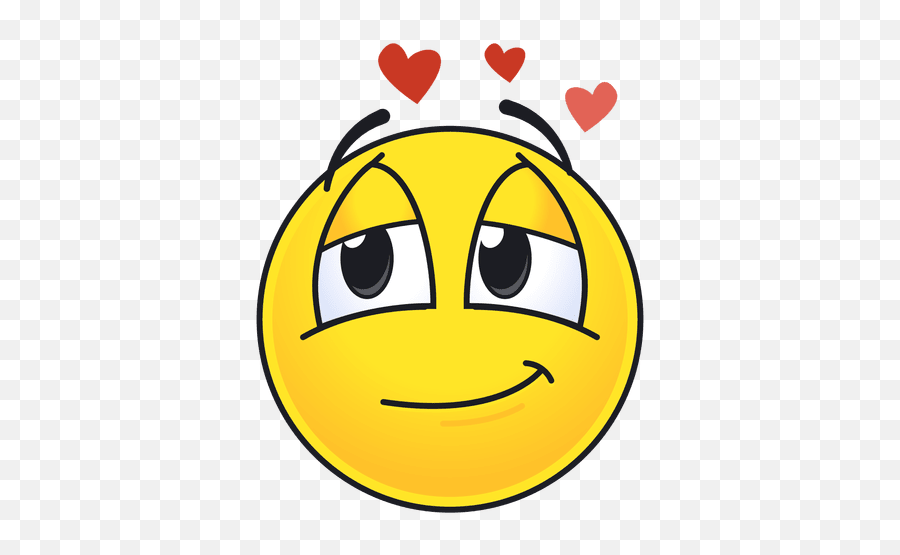 Cute Inlove Emoticon - Transparent Png U0026 Svg Vector File Emoticon Tired Emoji,Cute Emoticon