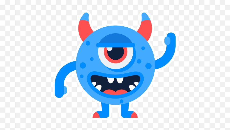 Animated Funny Stickers For Whatsapp Personal Sticker - Dot Emoji,Monster Emoji