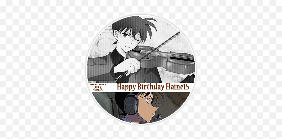 Closed Happy Birthday Haine15 Se - Forums Myanimelistnet Shinichi Kudo Violin Emoji,Nagato Emoticon