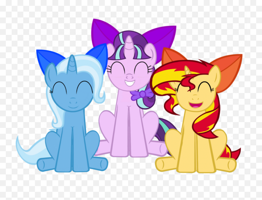 The Adorable Game - Page 4 Forum Games Mlp Forums Sunset Shimmer And Starlight Glimmer And Trixie Emoji,Chinchilla Emoji