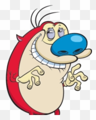 Stimpy Ren U0026 Stimpy Wiki Fandom - Ren And Stimpy Emoji,Large Circle Happy Emotions Cut Out
