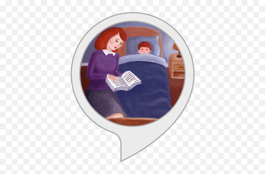 Amazoncom Short Bedtime Stories Alexa Skills - Alexa Bed Time Story Emoji,Emoticon Mom Reading To Baby