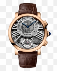 Rotonde De Cartier Earth And Moon Watch - T055 Emoji,Moon Watch The Emotion Lab