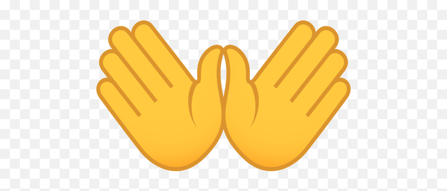 Emoji Hands Open To Copy Paste Wprock - Emoji Manos,Crossing Fingers Emoji