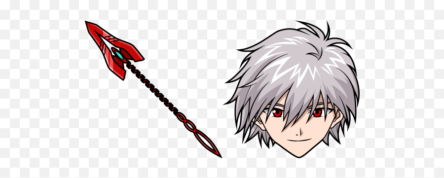 Neon Genesis Evangelion Kaworu Nagisa And Spear Of Cassius Emoji,Rei Shows Emotions Nge