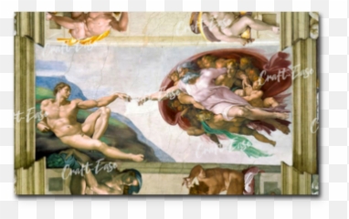 Michelangelo Paint By Numbers - The Creation Of Adam Emoji,Renaissance Artwork Showing Emotion