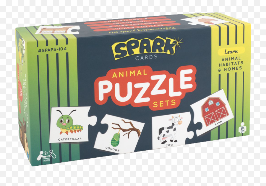 Spark Animal Puzzle Set Emoji,Emotion Sequence Cards