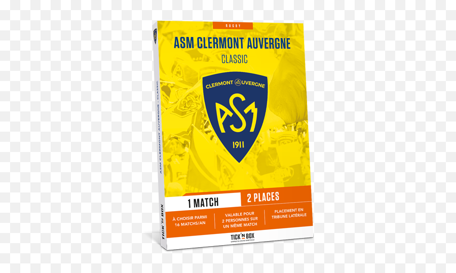 Coffret 2 Places Pour Un Match De Rugby De Lu0027asm Clermont Emoji,Emotions Inoubliable Du Football