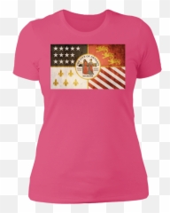 Old City Of Detroit Flag Style Next Level Ladiesu0027 Boyfriend T - Shirt Hot Pink 2xl Emoji,Nasty Xmas Emojis