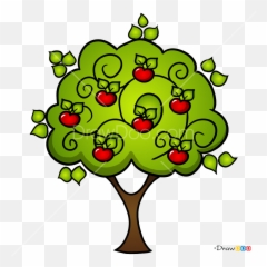 How To Draw Apple Tree Trees - Dot Emoji,Apple Ghost Emoji