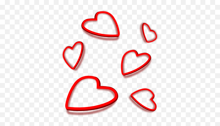 Valentine Hearts Clip Art At - 6627 Transparentpng Emoji,Valentine's Day Emoji With No Background