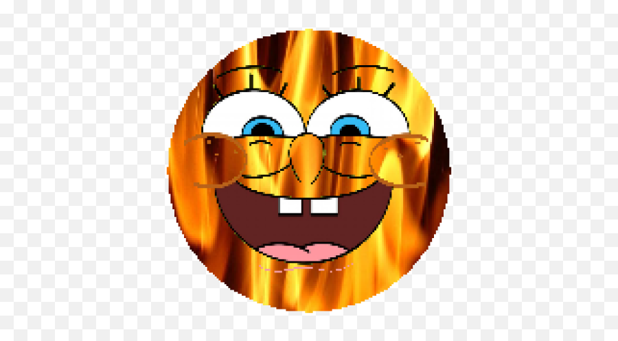 Fire Spongebob - Roblox Emoji,Emoticon For Fire