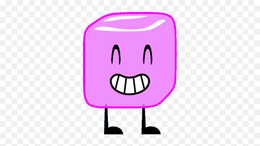 Pink Ice Cube - Bfdi Pink Emoji,Uu Emoticon