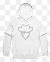 Bandits Logo Hoodie - White Emoji,Italian Hand Emoji