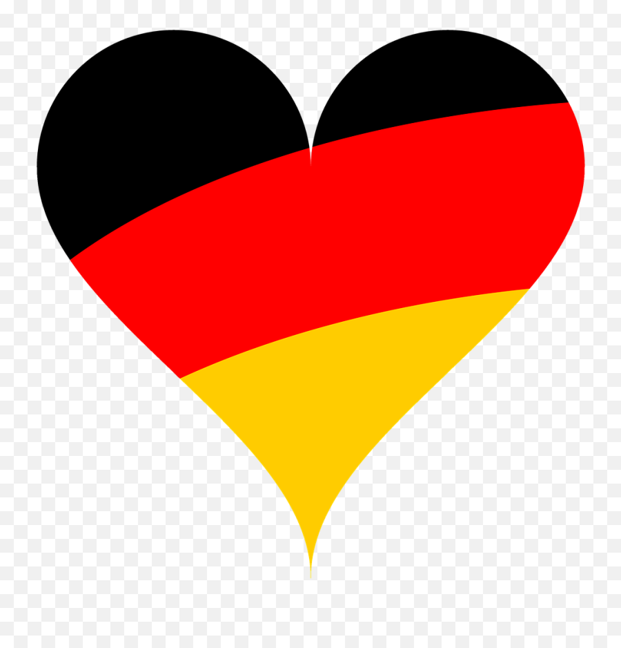 German Clipart Flag Germany German - Transparent German Flag Heart Emoji,Bavarian Flag Emoji