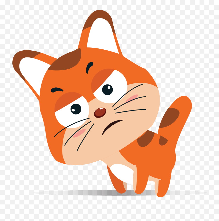 Funny Cat Cartoon Png - Photo 869 Pngfilenet Free Png Emoji,Neko Emoticon