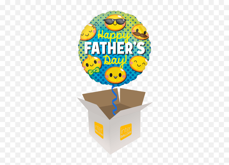 Fatheru0027s Day Helium Balloons Delivered In The Uk By Interballoon Emoji,Emoji Crutches
