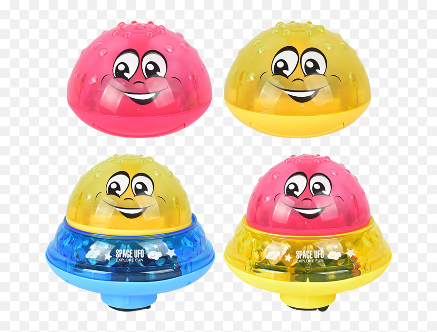 2 - Pack Hakol Dazzling Flashing Lights Bath Toy Emoji,Steam Emoticon Letter A
