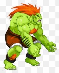 Awesome Street Fighter Gifs - Blanka Street Fighter Emoji,Street Fighter Emoji