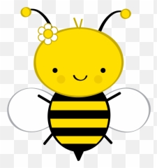 Bee - Clip Art Cartoon Bumble Bee Emoji,Bee Minus Emoji