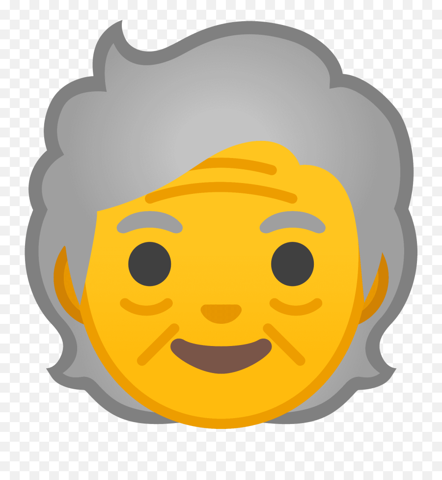 Older Person Emoji Clipart - Emoji Adulto,Old Emojis