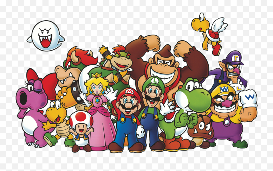 Super Mario Kart Championships - All Mario Characters Transparent Emoji,Mario Emotions