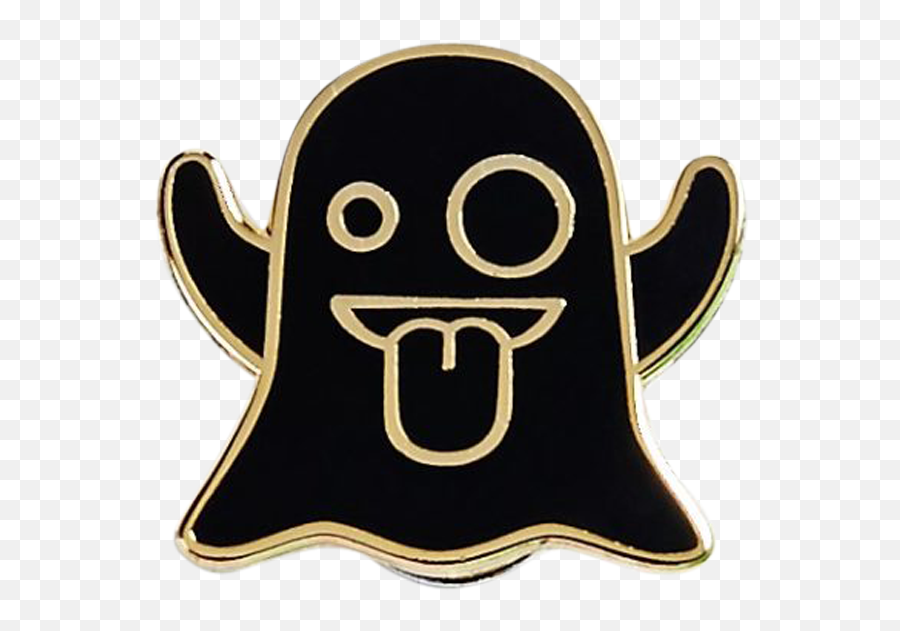 Ghost Emoji Pin - Snapchat Halloween,Kinky Emoji