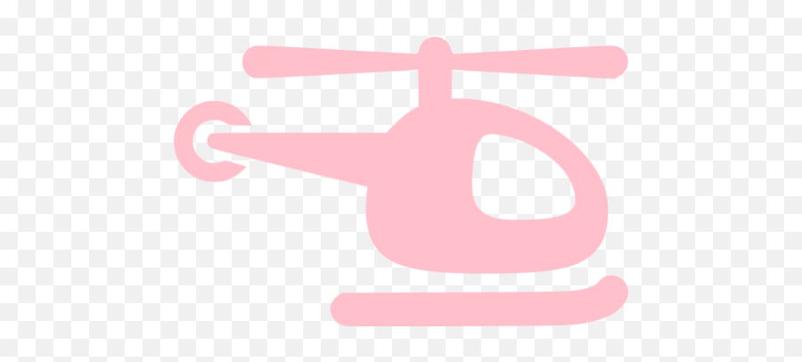 Pink Helicopter Icon - Helicopter Rotor Emoji,Helicopter Emoticon