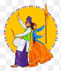 Legends Of Punjab - Cartoon Bhangra Dance Emoji,Bhangra Emoji