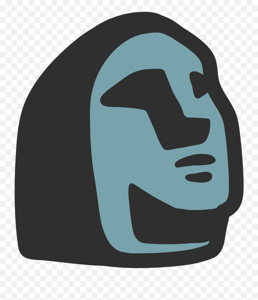 Moai Emoji Clipart Free Download Transparent Png Creazilla - Android Easter Island Emoji,Free Easter Emojis