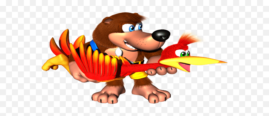 Iconic Video Game Characters - Banjo Kazooie Transparent Emoji,Thetoptens Emoticons