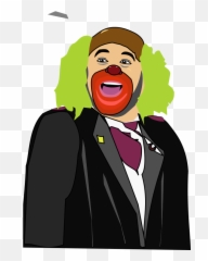 Free Clipart - 1001freedownloadscom Brozo The Clown Emoji,Clown Face Emoticon -emoji