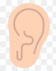 Ear Emoji - Emoji Oreille,Ear Emoji
