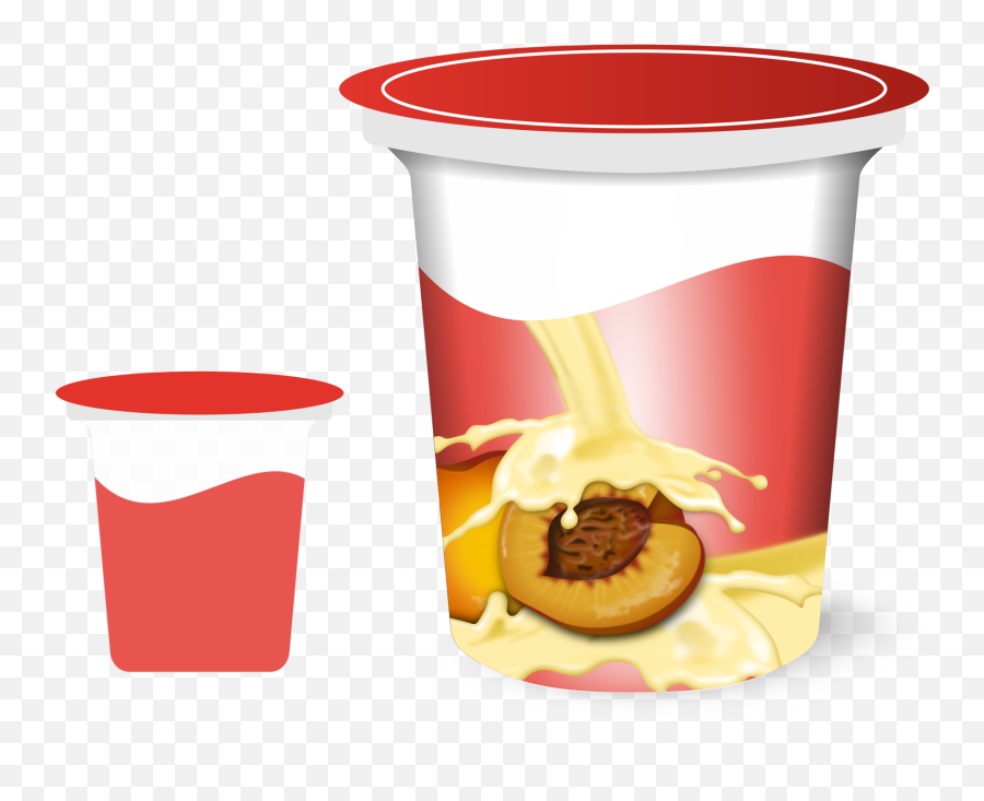 Download Emoji Clipart Peach Source - Transparent Background Yogurt Cup Png,Peach Emoji Png