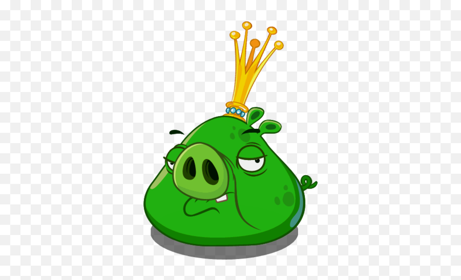King Pig Angry Birds Wiki Fandom - Angry Birds King Pig Art Emoji,Emoji Level39
