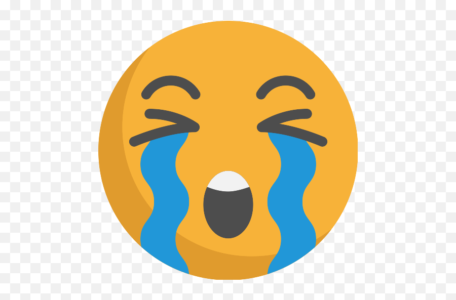 Crying Emoji Vector Svg Icon - Transparent Background Emoji Crying Icon,Crying Emoji Png