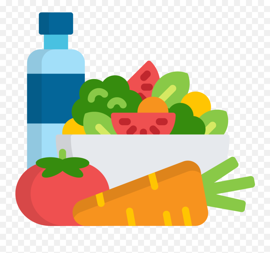 Alimentos Png - Healthy Food Flat Png Clipart Full Size Healthy Diet Icon Png Emoji,Animated Emoticons Eating Carrot Cake