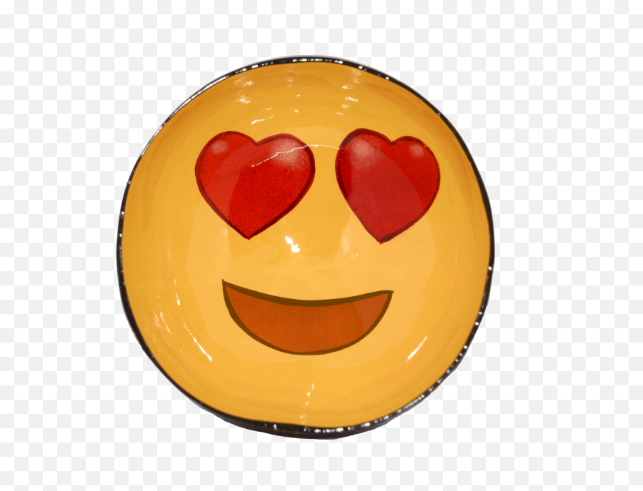 Kokosnuss Emoji Herzaugen - Happy,Gross Emoji